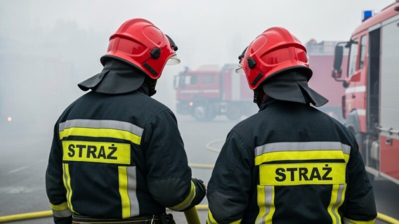 Pożar mieszkania w Puławach: Nietrzeźwy właściciel trafił na „wytrzeźwiałkę”