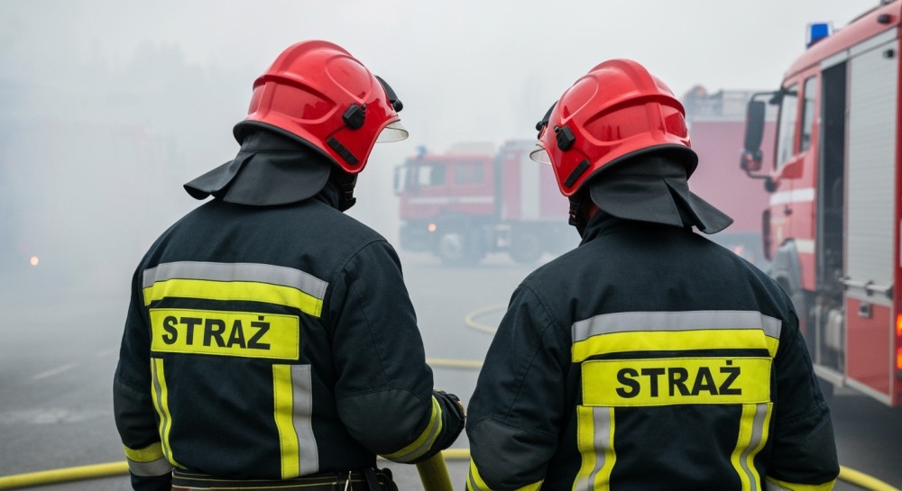 Pożar mieszkania w Puławach: Nietrzeźwy właściciel trafił na „wytrzeźwiałkę”