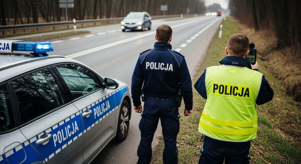 Pijany kierowca w rowie z amfetaminą w Puławach!