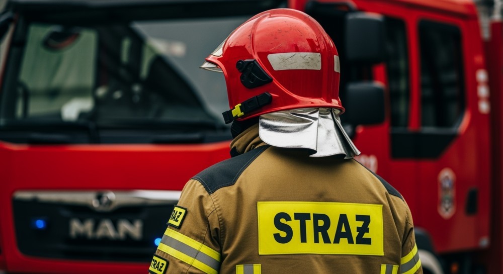 OSP Nałęczów w akcji: neutralizacja substancji i pożar pustostanu w Sadurkach
