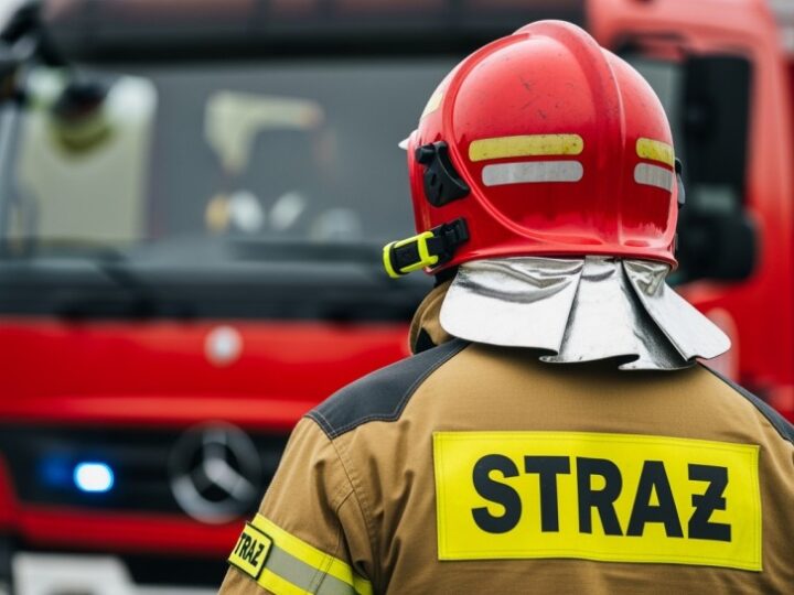 Pożar w Chrząchówku: 86-latka w szpitalu po nieudanej próbie ugaszenia ognia