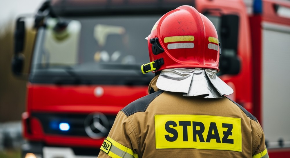 Pożar w Chrząchówku: 86-latka w szpitalu po nieudanej próbie ugaszenia ognia