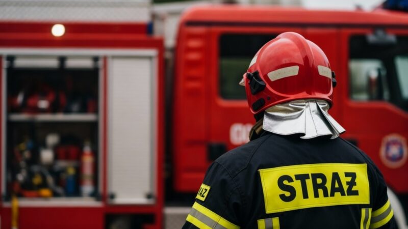 Czujki dymu i czadu dla seniorów: straż pożarna wspiera lokalne rodziny