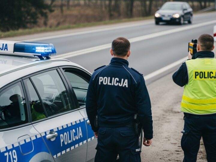 Akcja „Prędkość” w powiecie puławskim: Policja kontroluje bezpieczeństwo na drogach