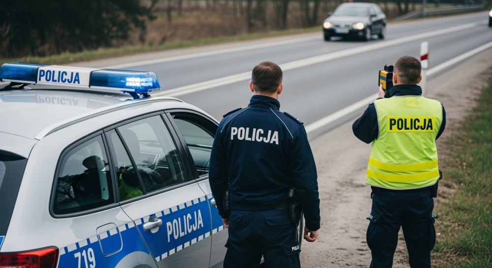 Akcja „Prędkość” w powiecie puławskim: Policja kontroluje bezpieczeństwo na drogach