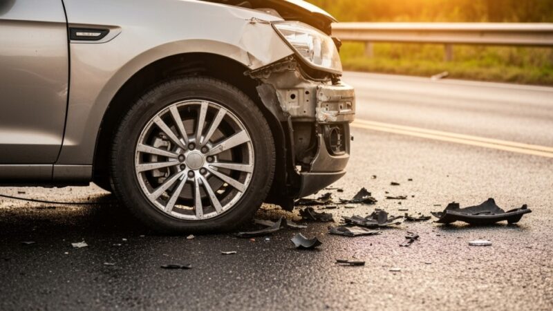 Kierowca Saaba w szpitalu po zderzeniu z Volvo na S12