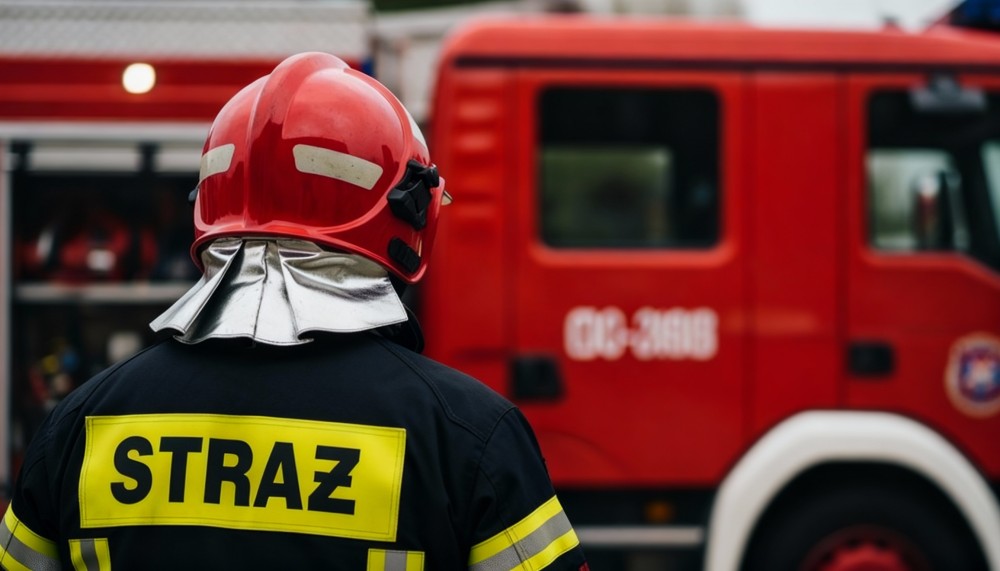 Strażacy w Nałęczowie ratują drogi przed powalonymi drzewami