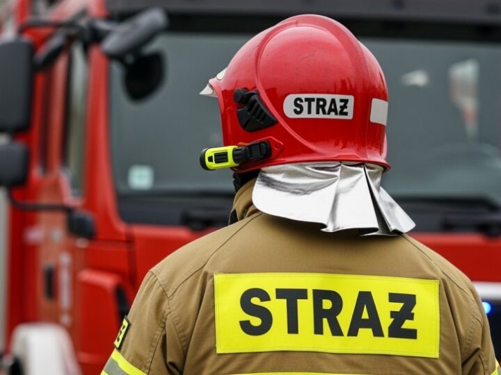 Piknik strażacki w Gołębiu: radosne chwile i wspólna zabawa nad Wisłą
