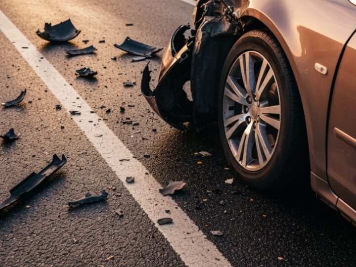 Śmiertelny wypadek na S12: bus zderzył się z ciężarówką po wystrzale opony