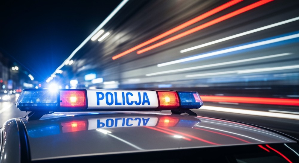 Kierowca pod wpływem alkoholu uderzył w słup, próbując ratować e-papieros