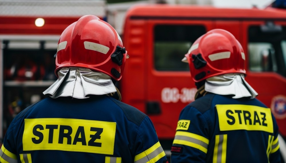 Czapeczki dla Młodzieżowych Drużyn Pożarniczych z powiatu puławskiego