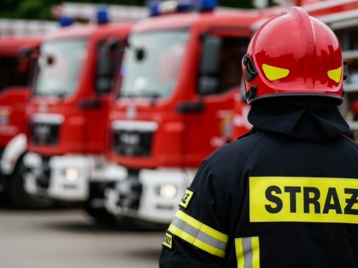 Interwencje OSP w Nałęczowie: akcje z tlenkiem węgla i powalonym drzewem