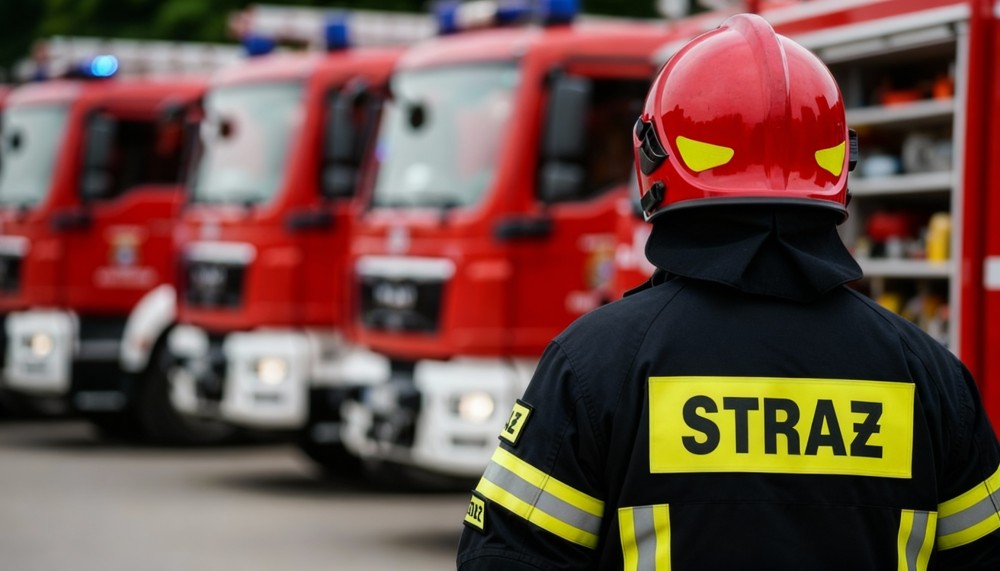 Interwencje OSP w Nałęczowie: akcje z tlenkiem węgla i powalonym drzewem
