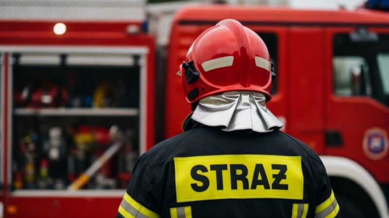 Strażacy w Wąwolnicy: Pożary, kolizje i interwencje w terenie
