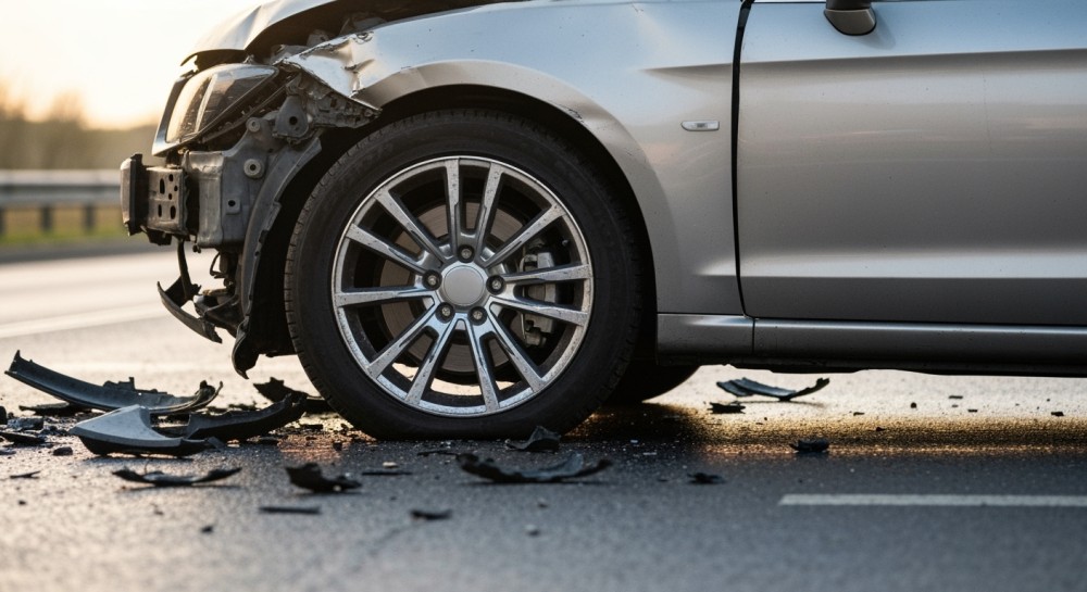 Końskowola: Droga znów otwarta po wypadku motoroweru i samochodu