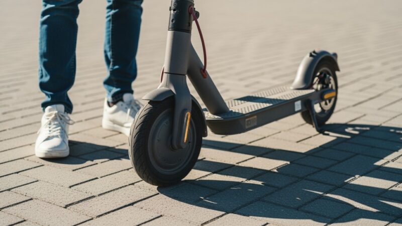 Hulajnoga elektryczna potrąciła 4-latka na deptaku w Puławach