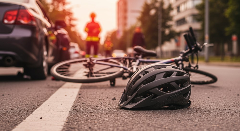 Pijany kierowca Volkswagena potrącił rowerzystę i uciekł z miejsca zdarzenia