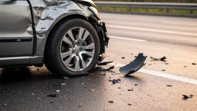 Wypadek w Puławach: Dwie osoby ranne w zderzeniu samochodów